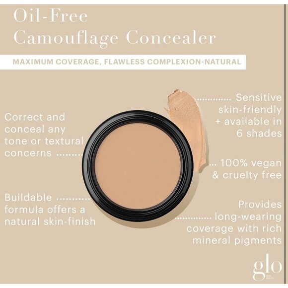 Glo Skin Beauty Oil-Free Camouflage Concealer Golden Correct & Conceal 3.1 g - Picture 2 of 10